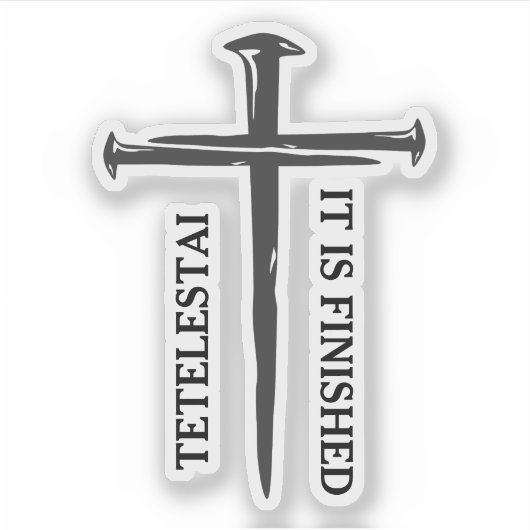 三爪、 ネイルクロステレステイ シール (正面)