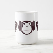 三猿デザイン コーヒーマグカップ (中央)