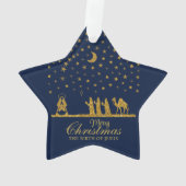 三王の聖降誕祭、イエスの誕生 オーナメント (裏面)