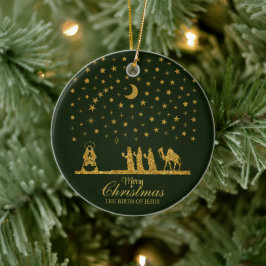 三王の聖降誕祭、イエスの誕生 セラミックオーナメント