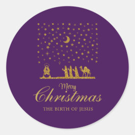 三王の聖降誕祭、イエスの誕生 ラウンドシール