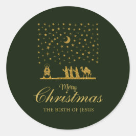 三王の聖降誕祭、イエスの誕生 ラウンドシール