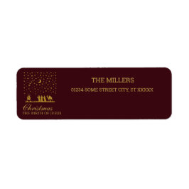 三王の聖降誕祭、イエスの誕生 ラベル