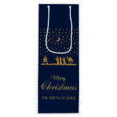 三王の聖降誕祭、イエスの誕生 ワインギフトバッグ (正面)