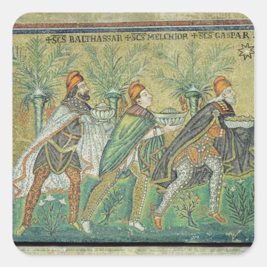 三王の行列 スクエアシール (正面)