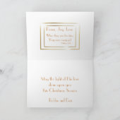 三王はクリスマスカードを折った シーズンカード (内部)