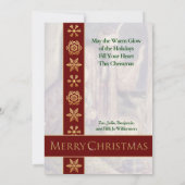 三王ヴィンテージクリスマスに冠を飾る シーズンカード (裏面)