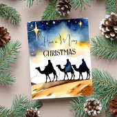 三王聖降誕祭の挨拶宗教的 ポストカード