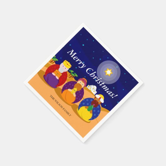 「三王」の漫画/「三賢人」 スタンダードカクテルナプキン (角)