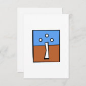 三球クロス サンキューカード (正面/裏面)