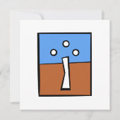 三球クロス サンキューカード (正面)