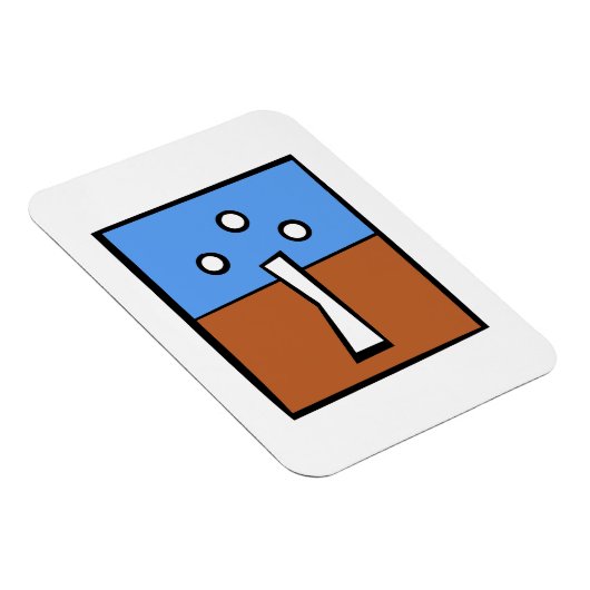 三球クロス マグネット (右側)