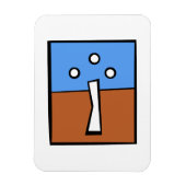 三球クロス マグネット (縦)