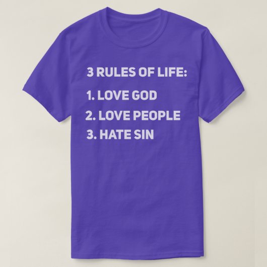 三生命の法則 Tシャツ (デザイン正面)