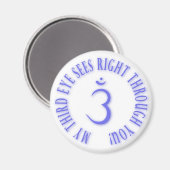 三番目の目が君の目を透かして見える マグネット (正面/裏面)