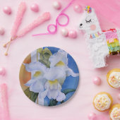 三白スナップドラゴン紙プレート ペーパープレート (パーティー)