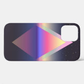 三白熱［赤熱］光を放つ角形Ethereumの概念。未来的な絶対論 Case-Mate iPhoneケース (裏面 (横))