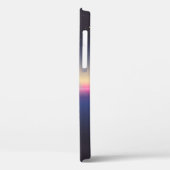 三白熱［赤熱］光を放つ角形Ethereumの概念。未来的な絶対論 Case-Mate iPhoneケース (裏面 / 左)