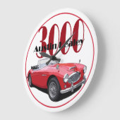 三百人 ラージ壁時計 (傾斜)