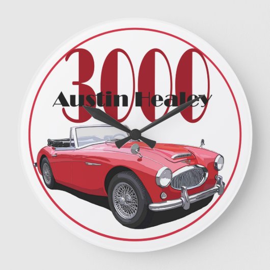 三百人 ラージ壁時計 (正面)