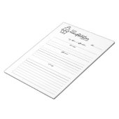 三百六十九表意方法及び引力の法則 ノートパッド (アングル)