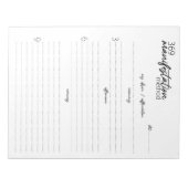 三百六十九表意方法及び引力の法則 ノートパッド (正面)