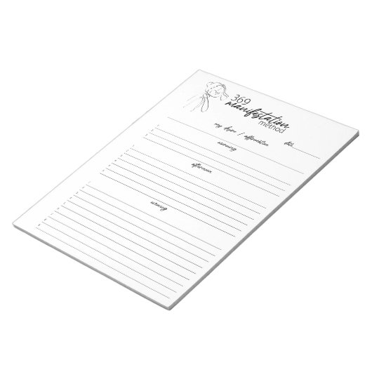 三百六十九表意方法及び引力の法則 ノートパッド (アングル)