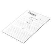 三百六十九表意方法及び引力の法則 ノートパッド (アングル)