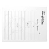 三百六十九表意方法及び引力の法則 ノートパッド (正面)