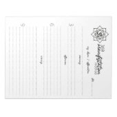 三百六十九表意方法及び引力の法則 ノートパッド (正面)