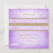 三百十一パープルフェイクグリッター贈与証 (裏面)