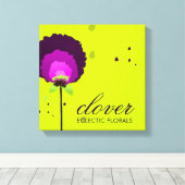 三百十一魅力的ネオン キャンバスプリント (インサイチュ (ウッドフロア))