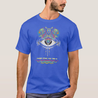 三目を開いてみよう Tシャツ