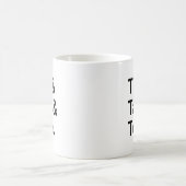 三目並べ | 楽しい紙と鉛筆のゲーム コーヒーマグカップ (中央)