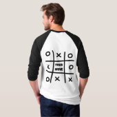 三目並べ Tシャツ (裏面フル)