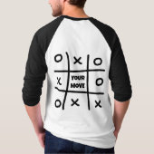 三目並べ Tシャツ (裏面)