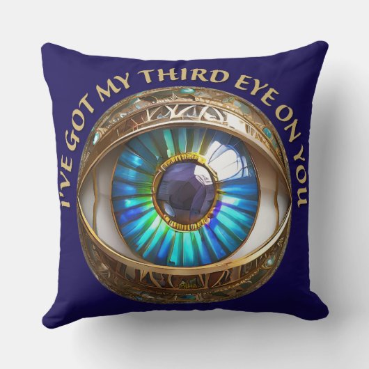 三目得目の目を使う クッション (裏面)