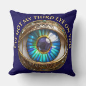 三目得目の目を使う クッション (正面)