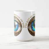 三目得目の目を使う コーヒーマグカップ (中央)