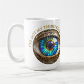 三目得目の目を使う コーヒーマグカップ (左)