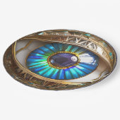 三目得目の目を使う ペーパープレート (アングル)