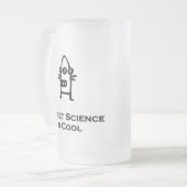 三眼ボットロケット科学クールは フロストグラスビールジョッキ (正面左)