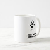 三眼ボット新しい暑さ コーヒーマグカップ (正面右)