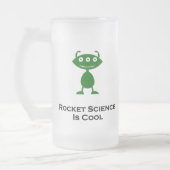 三眼ロケット科学はクール緑 フロストグラスビールジョッキ (左)