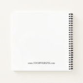 三眼三日月ボホモノグラムパープル ノートブック (裏面)