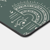 三眼猫の天性パターン デスクマット (コーナー)