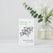 三眼鏡アイウェア光学ビジョン 名刺 (スタンド正面)