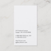 三眼鏡アイウェア光学ビジョン 名刺 (裏面)