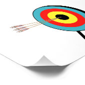 三矢印ブルズアイ フォトプリント            (角)