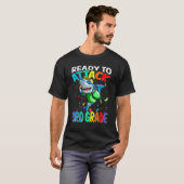 三等サメ新学期攻撃準備完了 Tシャツ (正面フル)